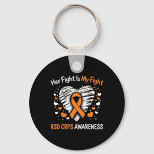 RSD CRPS ihr Kampf Orange Ribbon Complex Schlüsselanhänger
