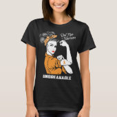 rsd crps Krieger unzerbrechliche Krankenschwester T-Shirt (Vorderseite)