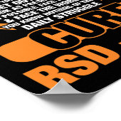 Rsd-Crps-Kur unterstützen Rsd-Crps-Bewusstsein Poster (Ecke)