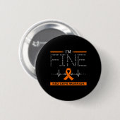 Rsd Crps Warrior I'm Fine Button (Vorne & Hinten)