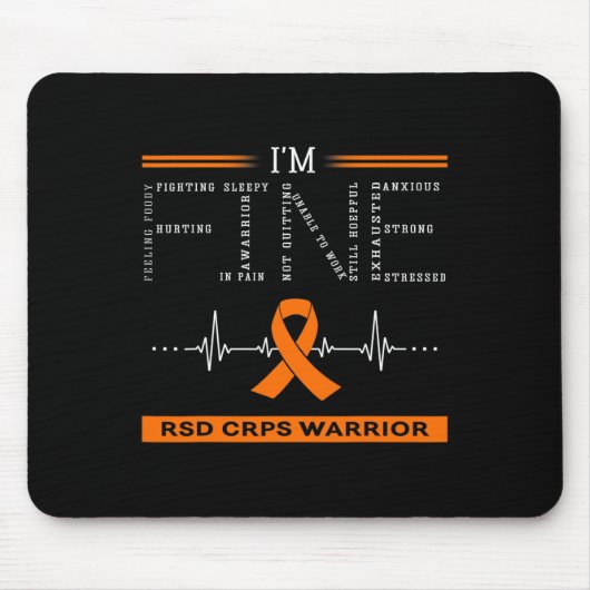 Rsd Crps Warrior I'm Fine Mousepad (Vorne)