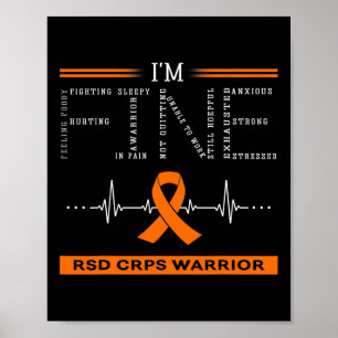 Rsd Crps Warrior I'm Fine Poster