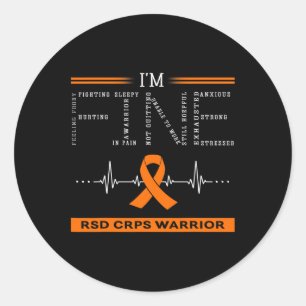 Rsd Crps Warrior I'm Fine Runder Aufkleber