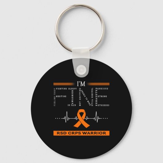 Rsd Crps Warrior I'm Fine Schlüsselanhänger (Vorderseite)