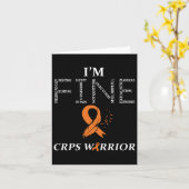 Rsd Crps Warrior Karte (Gelbe Blume)