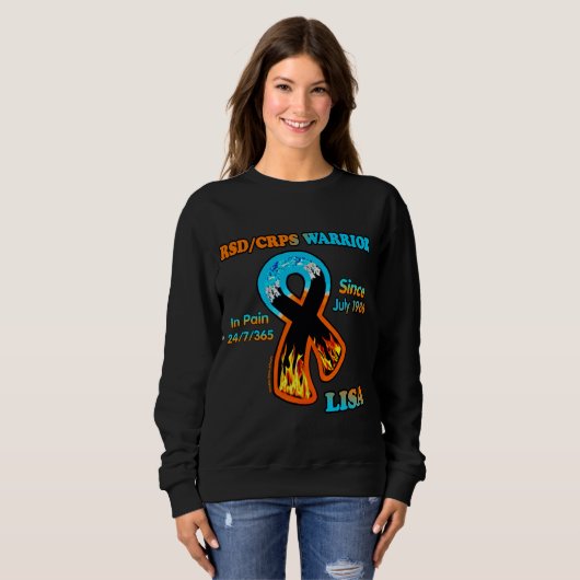 RSD/CRPS WARRIOR...Lisa Sweatshirt (Vorne ganz)