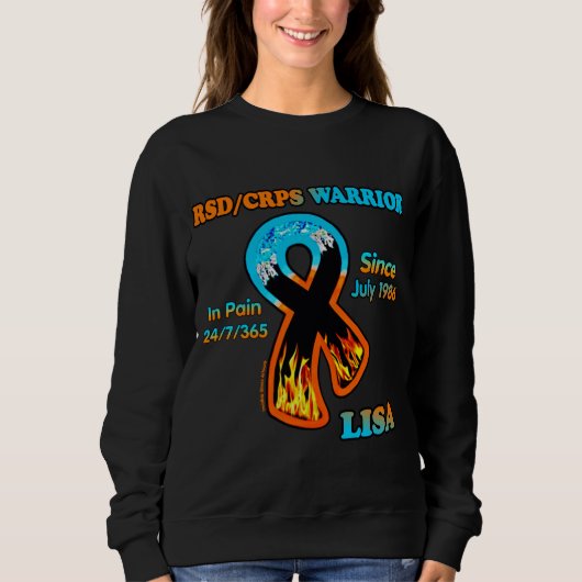 RSD/CRPS WARRIOR...Lisa Sweatshirt (Vorderseite)