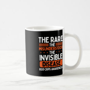 RSD CRPS Warrior Orange Ribbon Invisible Disease C Kaffeetasse