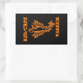RSD/CRPS WARRIOR phoenix Rechteckiger Aufkleber (Tasche)