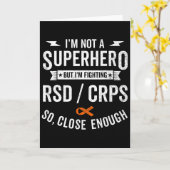 Rsd Crps Warrior Survivor Awareness Support Orange Karte (Gelbe Blume)