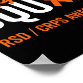 RSD CRPS Warrior Survivor Awareness Support Squad Poster (Ecke)