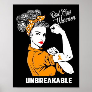 RSD CRPS Warrior Unbrechbare RSD CRPS Awareness G Poster