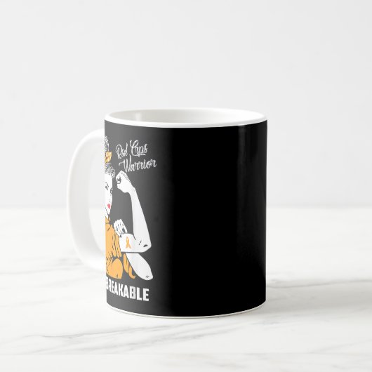 Rsd Crps Warrior Unzerbrechliche Rsd Crps Bewussts Kaffeetasse (Vorderseite Links)