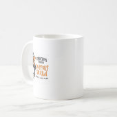 Rsdcrps Warrier Awareness Support Squad Messy Bun Kaffeetasse (Vorderseite Links)