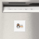 Rsdcrps Warrier Awareness Support Squad Messy Bun Magnet (In Situ (Geschirrspüler))