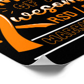 RSDCRPS Warriorteam Orange Komplexe regionale Schm Poster (Ecke)