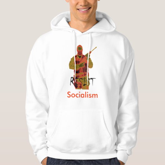 rsist, Sozialismus Hoodie (Vorderseite)