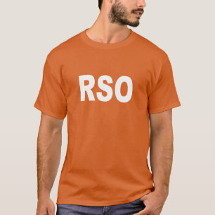 RSO Hochsichtbares Orange-Shirt - Entfernungssiche T-Shirt