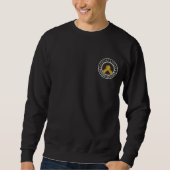 RSRA Black Crewneck Sweatshirt Small Logo (Vorderseite)