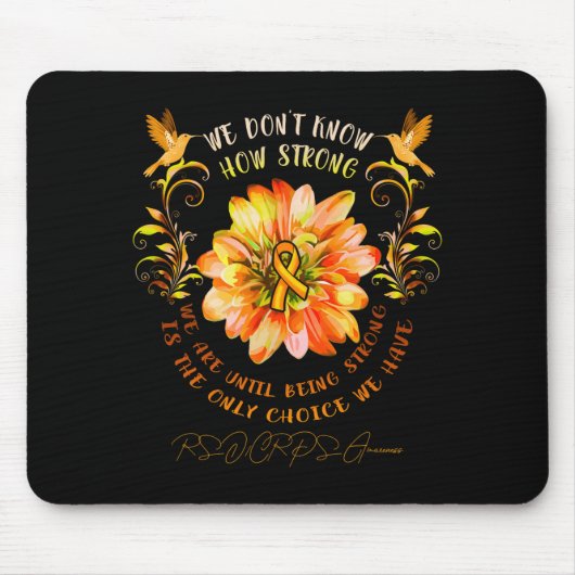Rsrps Awareness Flower We Dont Know How Strong  Mousepad (Vorne)