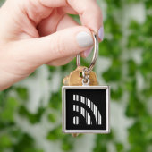 RSS GEFÜTTERT BAR CODE Logo Barcode Muster Design Schlüsselanhänger (Hand)