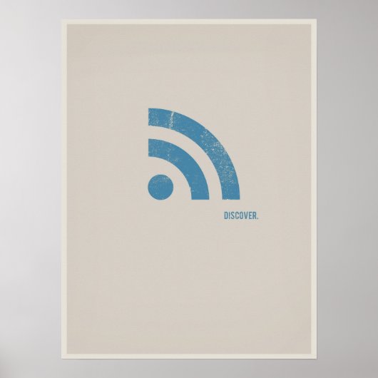RSS-minimalistisches Poster (Vorne)