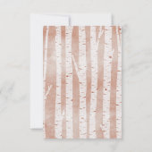 Rstic Wood Gold Glitzer Bright Bulb Light RSVP Karte (Rückseite)