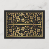 RSVP-Abschlusskarte für das Schwarze Mittelalter Begleitkarte (Rückseite)