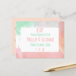 RSVP ANKÜNDIGUNGSPOSTKARTE