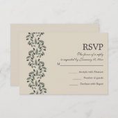 RSVP Antwort auf die RSVP-Antwort auf die Olive Br (Vorne/Hinten)