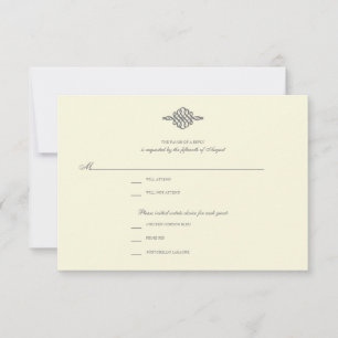 RSVP-Antwortkarte für Hochzeiten // Elegante Samml RSVP Karte