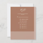 RSVP-Antwortkarte für Hochzeiten RSVP Karte (Rückseite)