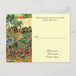RSVP, Antwortkarte, van Gogh Einladungspostkarte