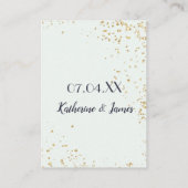 RSVP Bald Eagle Patriotic USA Semiquincentennial Begleitkarte (Rückseite)