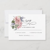 RSVP-Basiskarte für Hochzeiten RSVP Karte (Vorderseite)