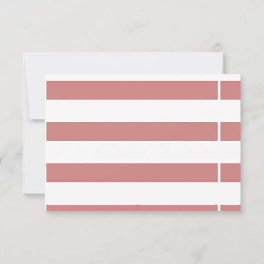 RSVP-Basiskarte für Hochzeiten RSVP Karte (Rückseite)