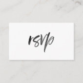 RSVP BEGLEITKARTE (Vorderseite)