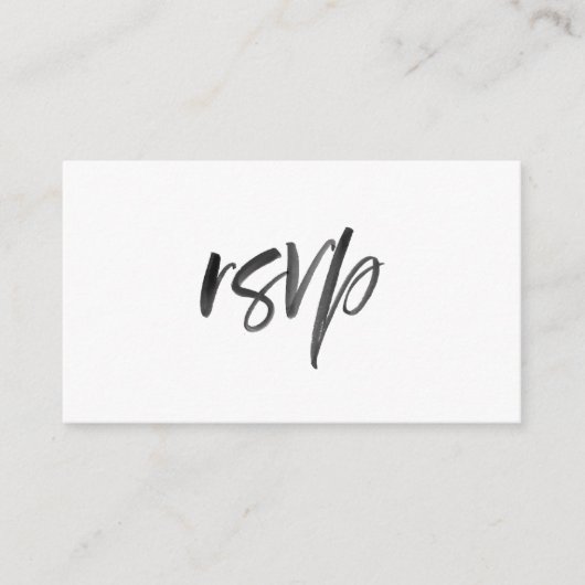 RSVP BEGLEITKARTE (Vorderseite)