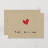 RSVP BEGLEITKARTE (Vorne/Hinten)