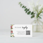 RSVP BEGLEITKARTE (Stehend Vorderseite)