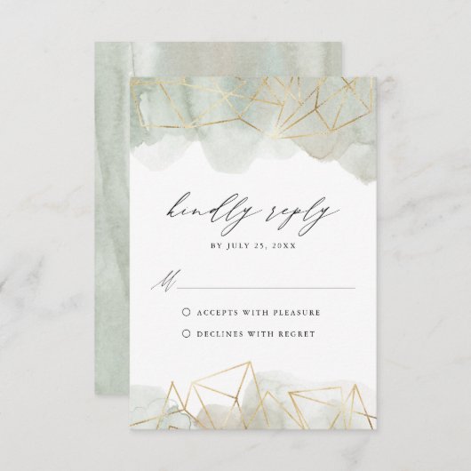 RSVP BEGLEITKARTE (Vorne/Hinten)