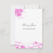 RSVP Blumen- - Einladung (Rückseite)