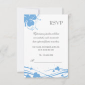 RSVP Blumen- - Einladung Hochzeit (Vorderseite)