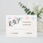 RSVP CARD (Stehend Vorderseite)