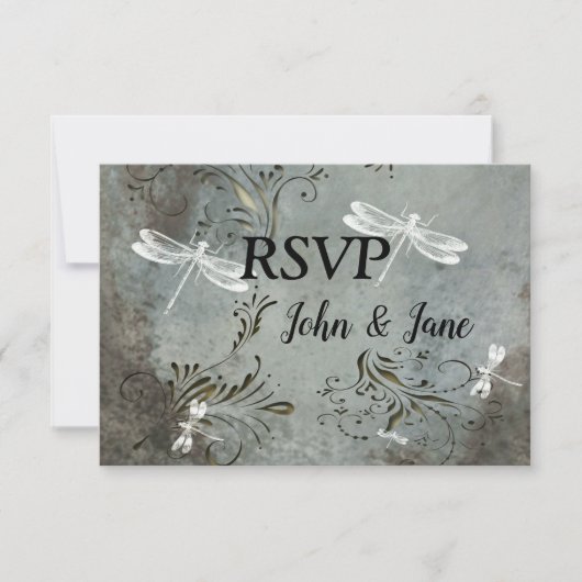 RSVP Card Dragonfly Dreams (Vorderseite)