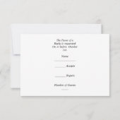 RSVP Card Dragonfly Dreams (Rückseite)