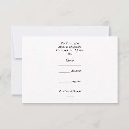 RSVP Card Dragonfly Dreams (Rückseite)