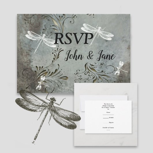 RSVP Card Dragonfly Dreams