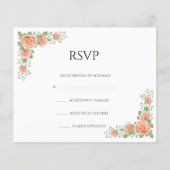 RSVP Card-Flyer für Blumenzehen Flyer (Vorne)