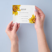 RSVP Card-Flyer für Blumenzehen Flyer (Gruppe)